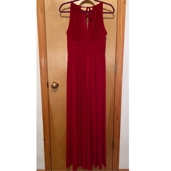 R&M Richards Keyhole Beaded Waist Prom Dress - Picture 2 of 8